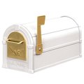 Salsbury Industries Salsbury 4855E-WHG Post-Mount Eagle Rural Mailbox 4855E-WHG